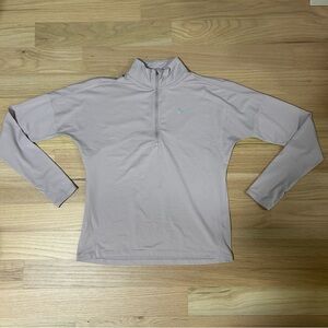 Nike Light Pink Half-Zip Pullover Dri-Fit